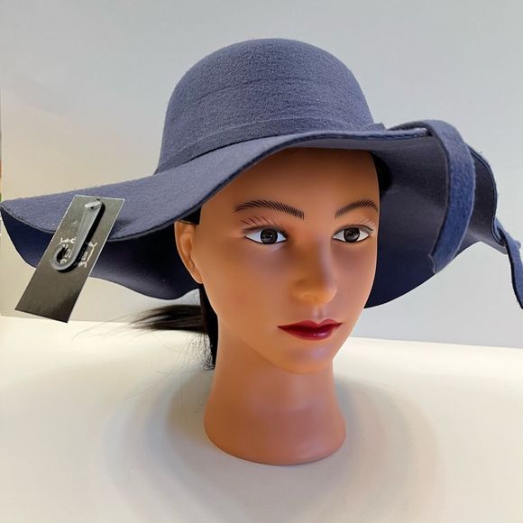 Floppy Hat- Bow Knot- NWT- Navy - Picture 2 of 10